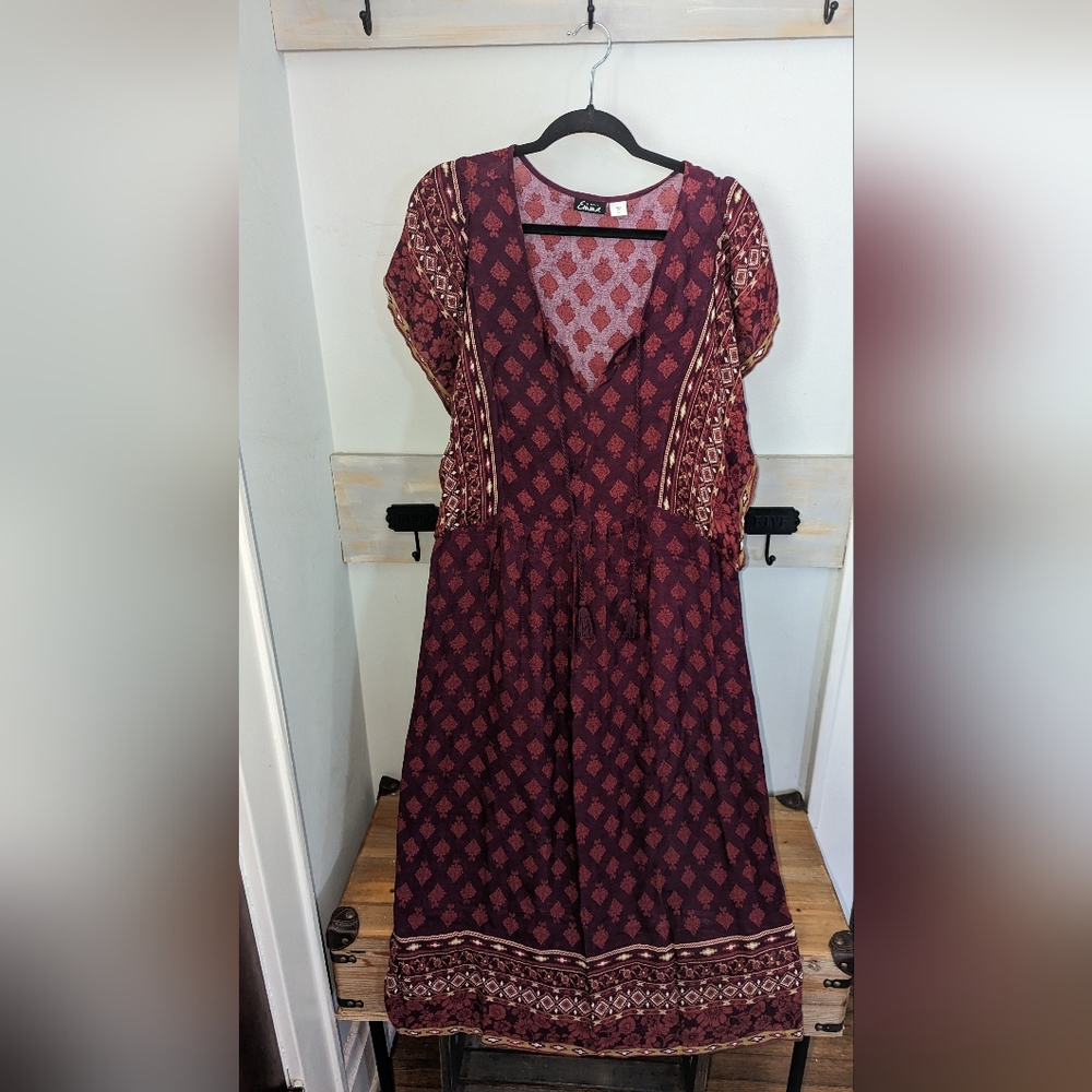 Simply Emma boho midi dress sz 1X